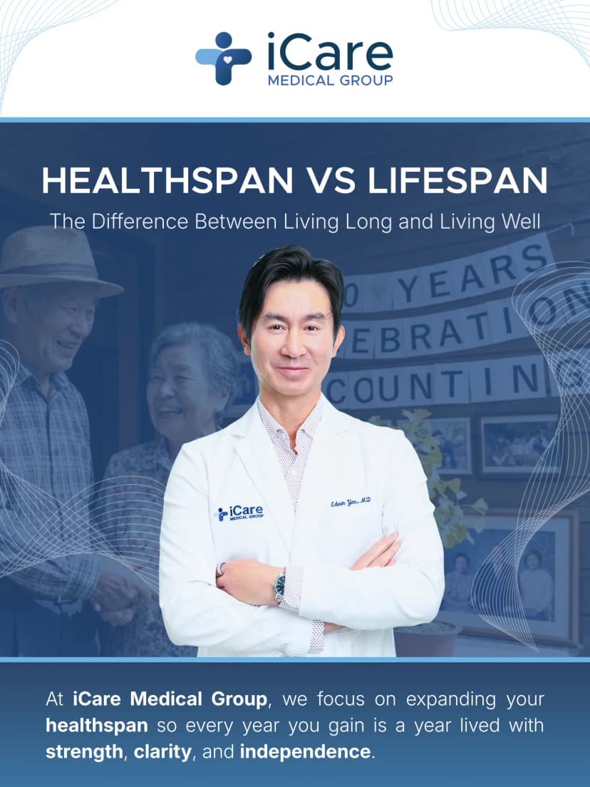 healthspan vs lifespan by Edwin Yau, MD
