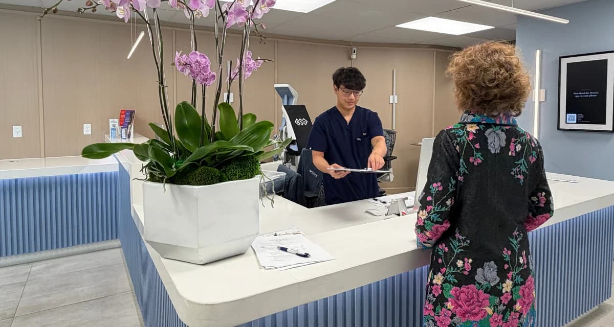 Clinic front desk