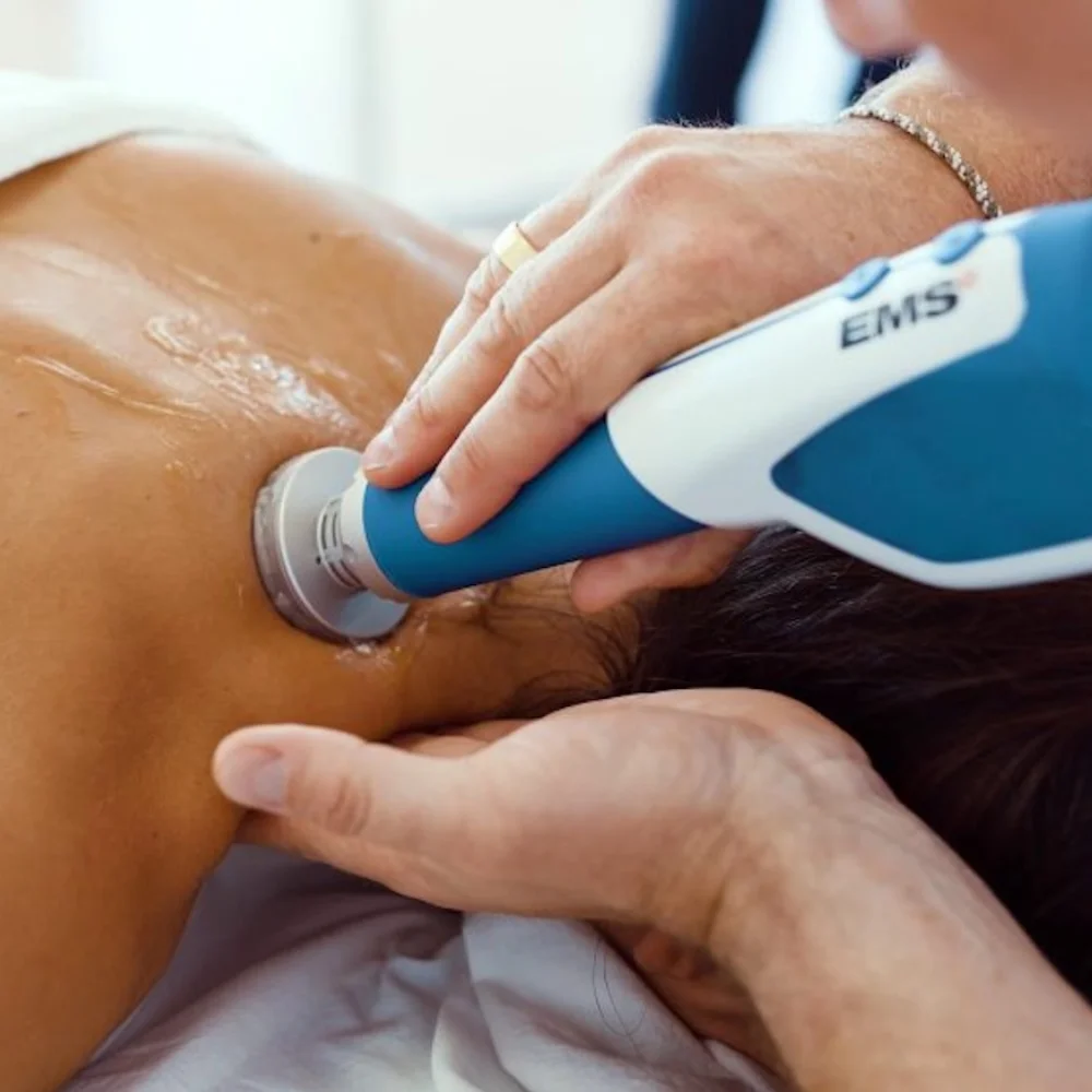 EMS DolorClast radial shockwave device and treatment