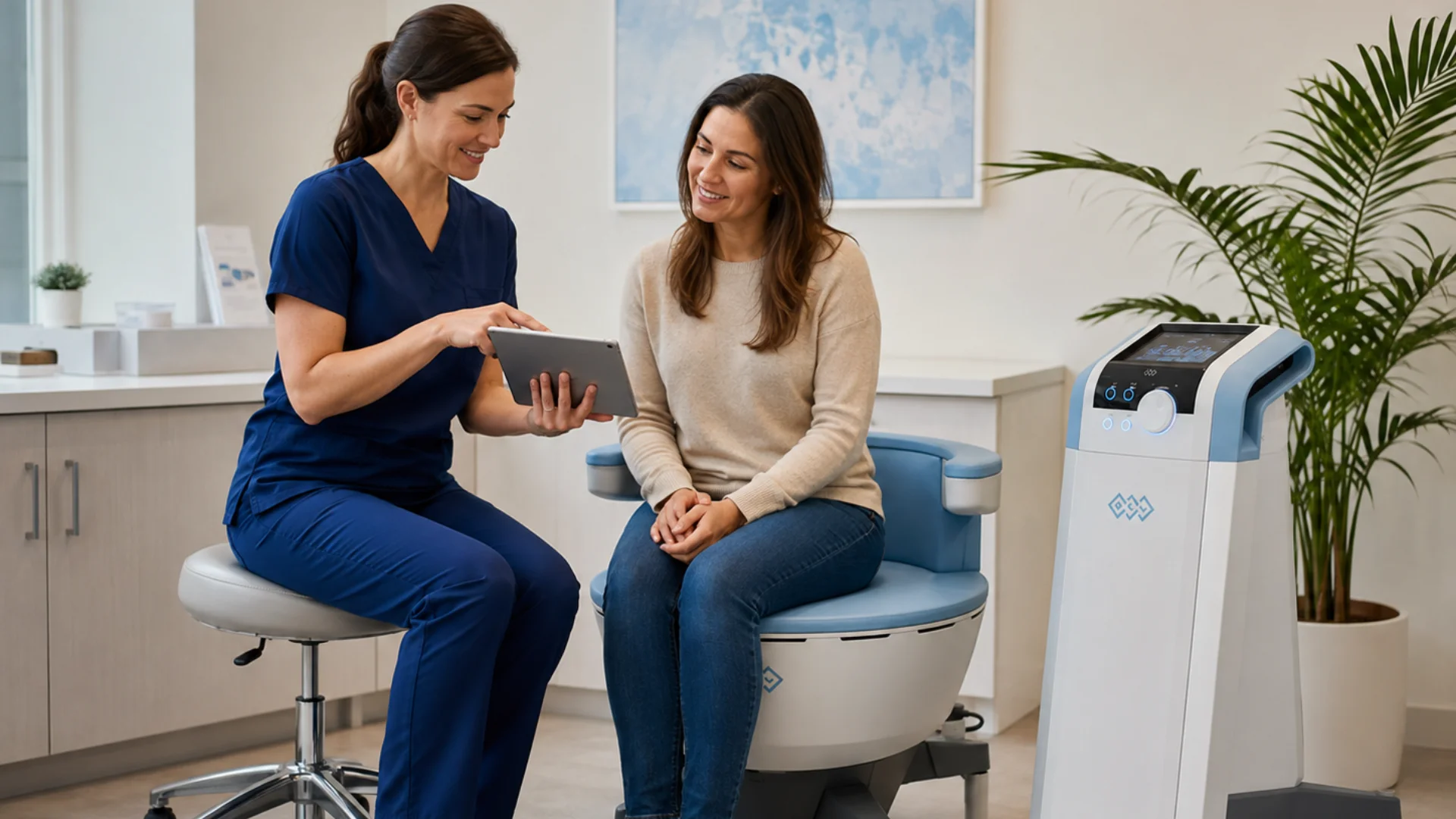 EMSELLA consultation at iCare Medical Group